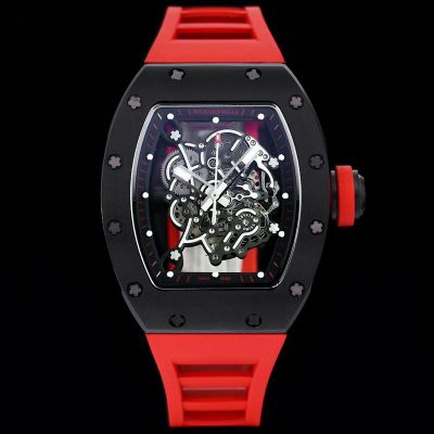 RICHARD MILLE Factory RM055 Black carbon fiber case watch